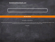 Tablet Screenshot of dutchebookdownloads.com